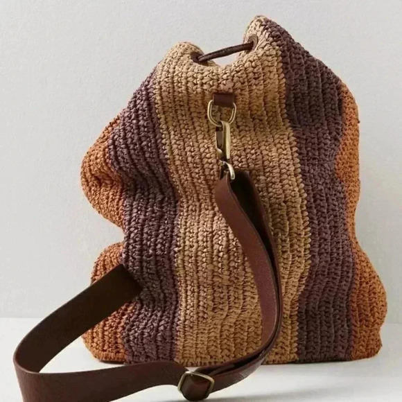 Free People Summer Breeze Sling Bag in Brown - Picture 5 of 5